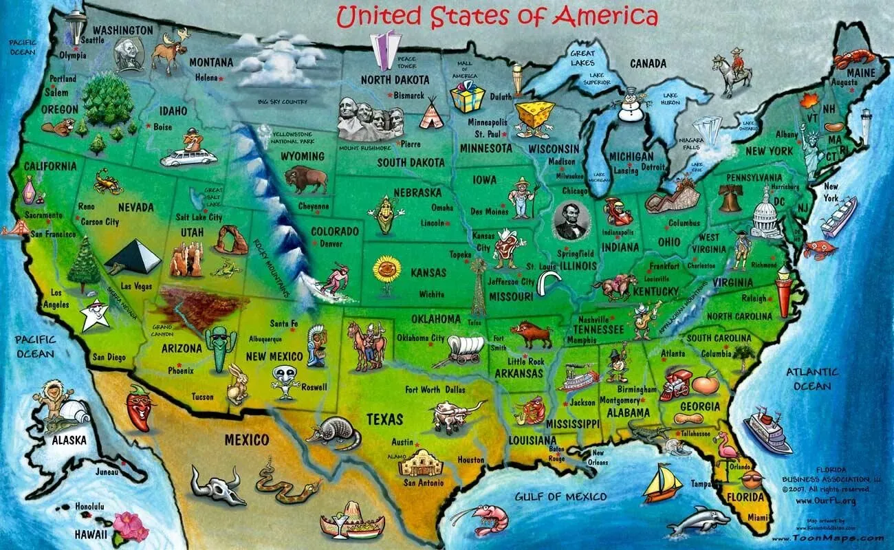 Самые абсурдные и гениальные названия на карте США
