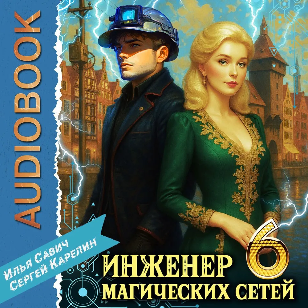 Обложка книги из цикла «Инженер магических сетей» Сергея Карелина и Ильи Савича
