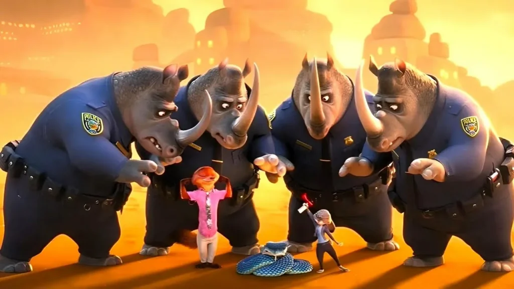Кадр из м/ф "Зверополис 2» (англ. Zootopia 2), 2025 г.