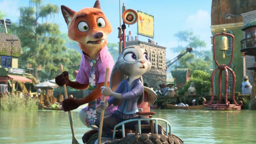 Кадр из м/ф "Зверополис 2» (англ. Zootopia 2), 2025 г.