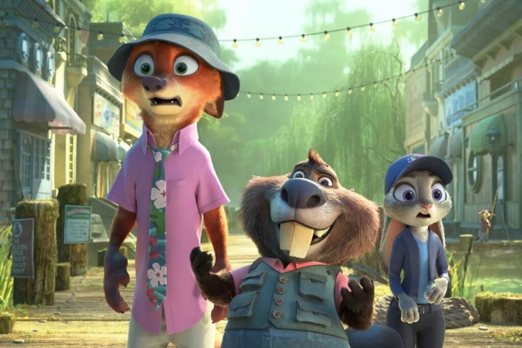 Кадр из м/ф "Зверополис 2» (англ. Zootopia 2), 2025 г.